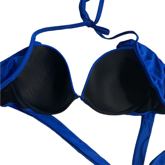 Victoria’s Secret blue bikini top. Size 32DD - Picture 7 of 7